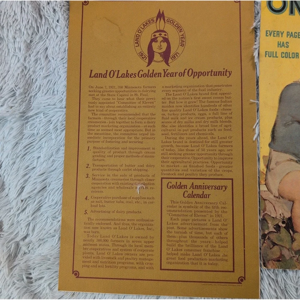 Land O Lakes vintage land
